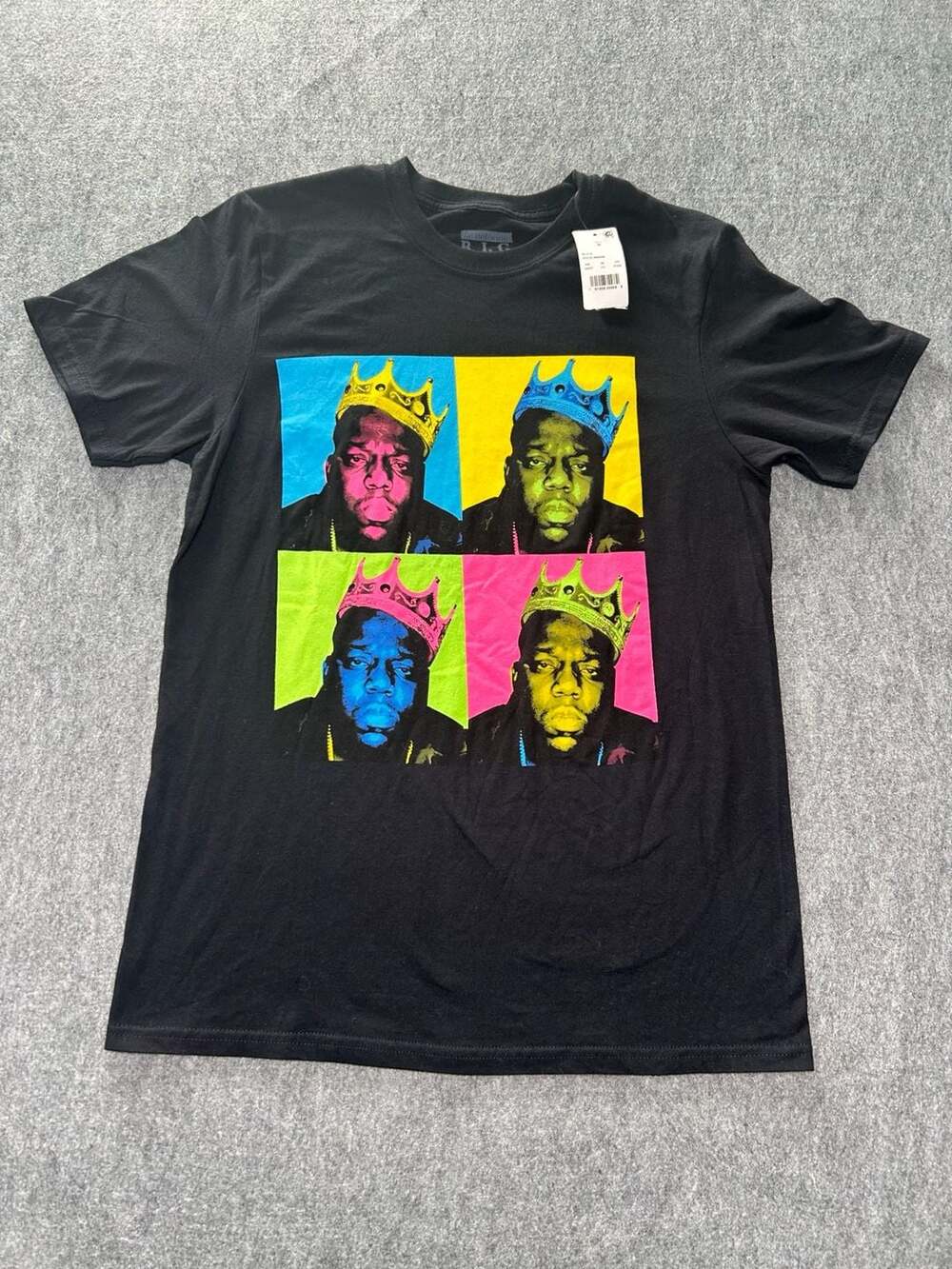 The Notorious B.I.G. Brooklyn Mint Black Crown Graphic T-Shirt
